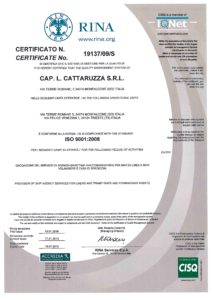 Agenzia Marittima Cap. L. Cattaruzza Monfalcone Qualità ISO