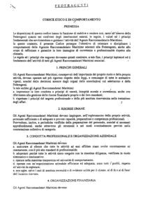 Codice Etico Federagenti